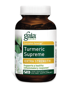 A bottle of turmeric supreme extra strength