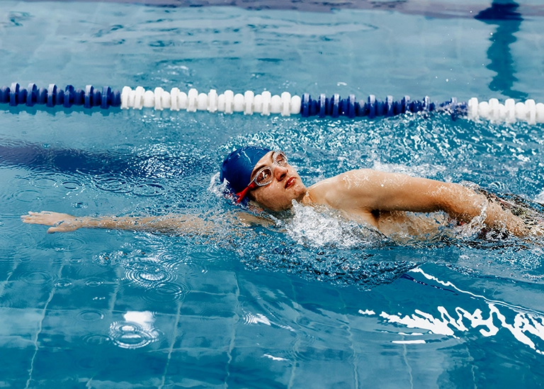 athletic swimmer - chiropractic care for athletes